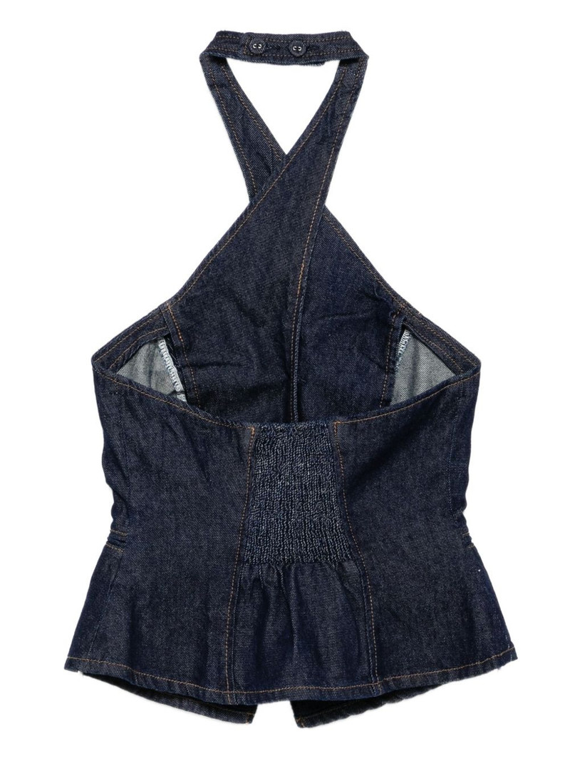 Reformation Tate denim top outlook