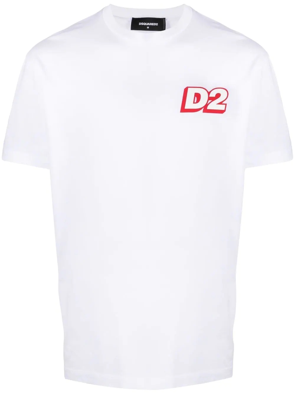 logo-print cotton T-shirt - 1