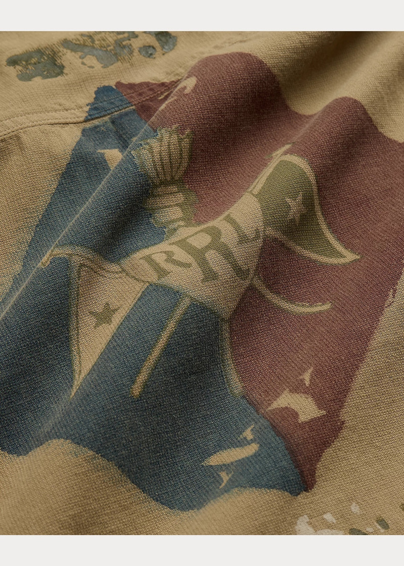 Dobby Graphic Overshirt 6