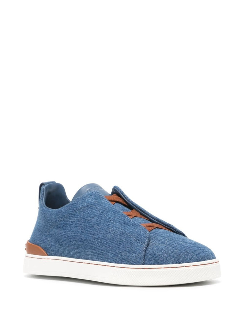ZEGNA Triple Stitchâ¢ slip-on sneakers outlook