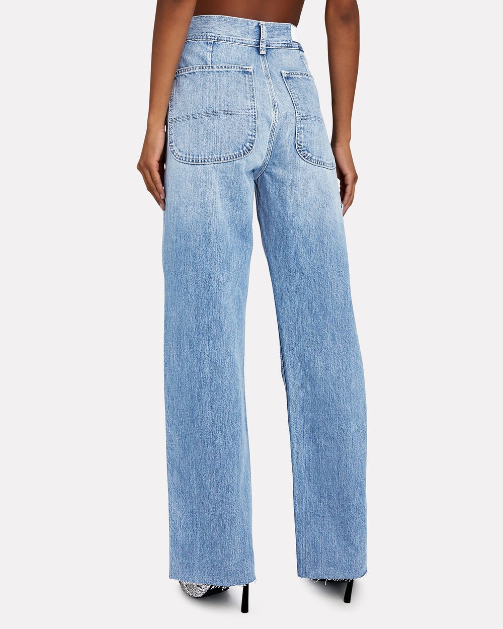 Utility Loose Straight-Leg Jeans - 5