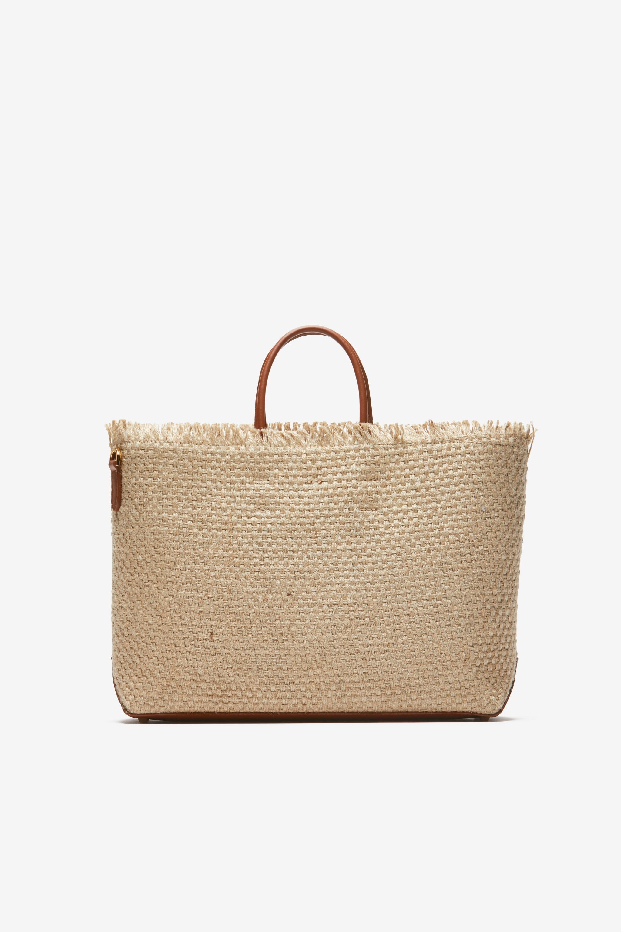 LOGO-EMBOSSED WOVEN SHOPPER - 2