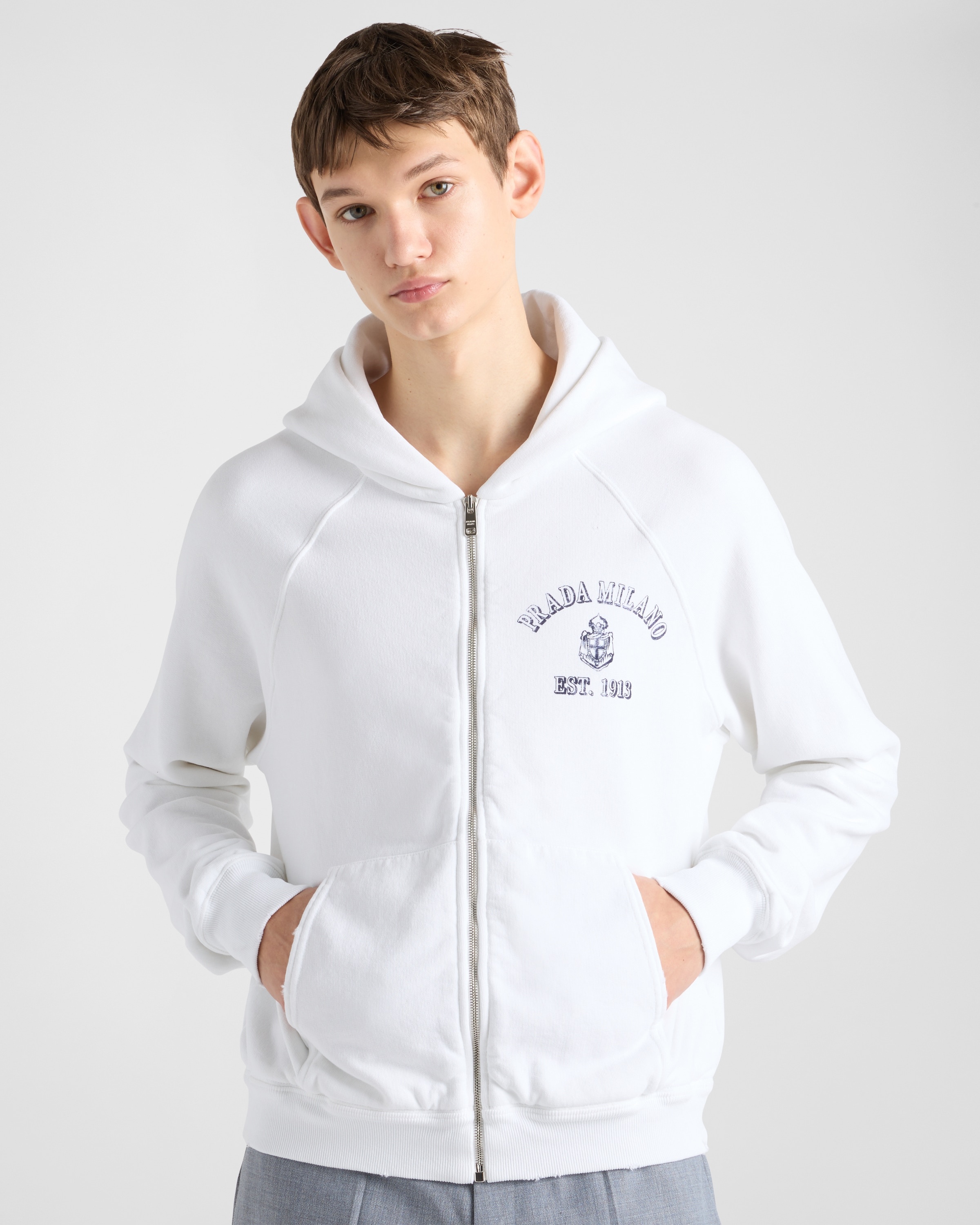 Cotton fleece hoodie - 3