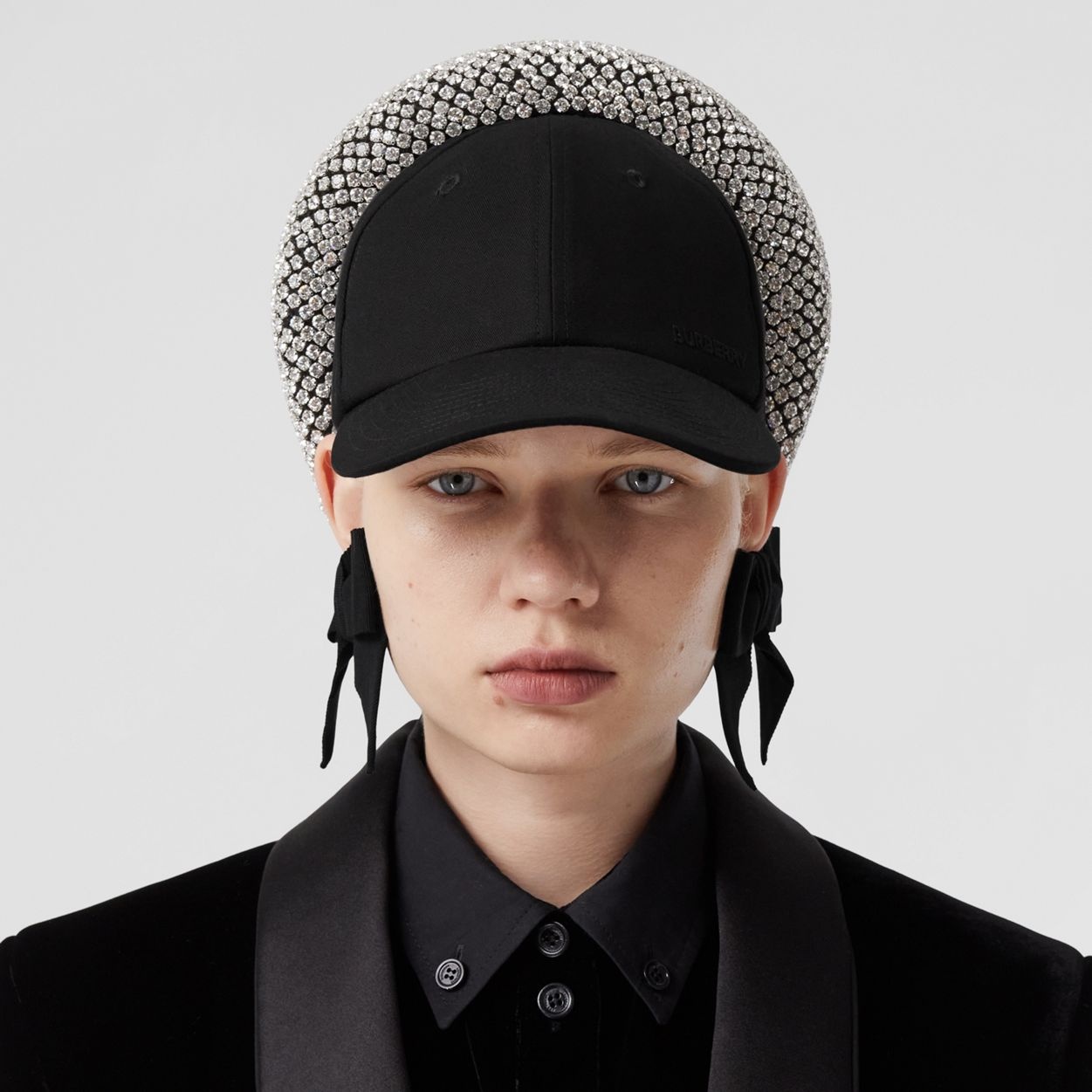 Crystal Headband Detail Reconstructed Cap - 2