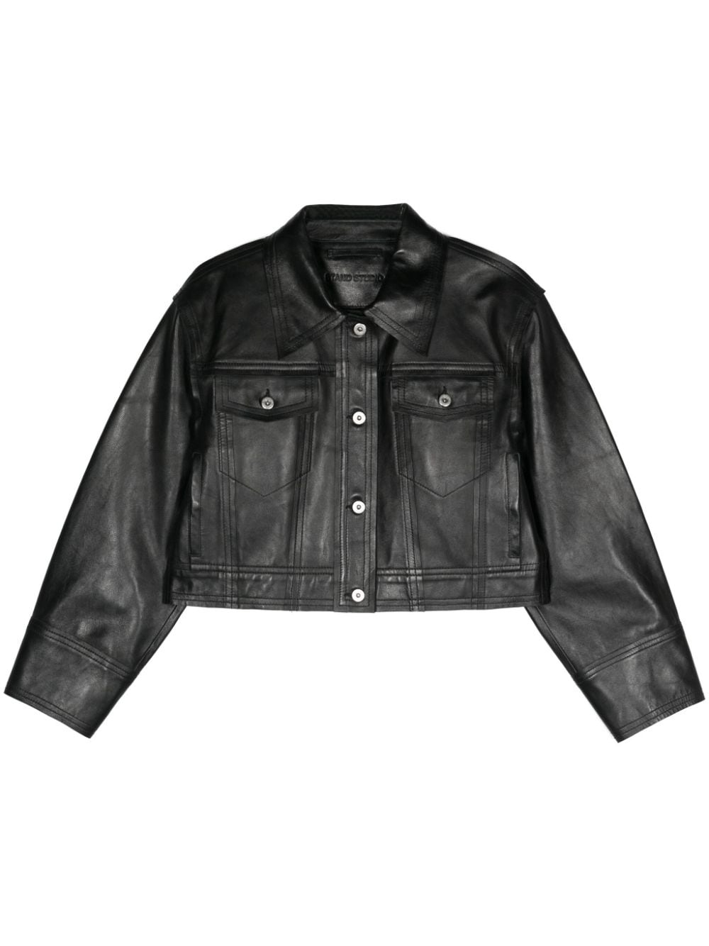 Phyllis Jean leather jacket - 1