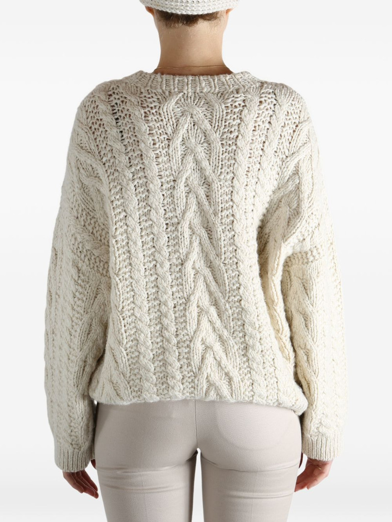 cable-knit sweater 4