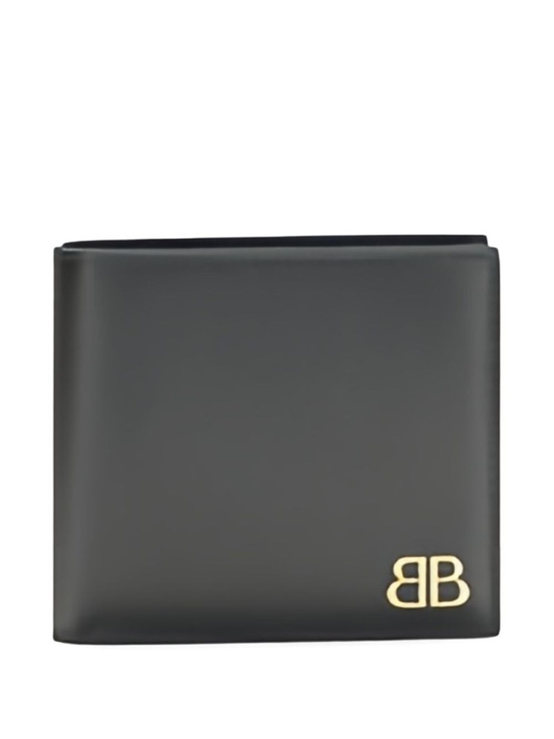 BB-logo 가죽 지갑 1