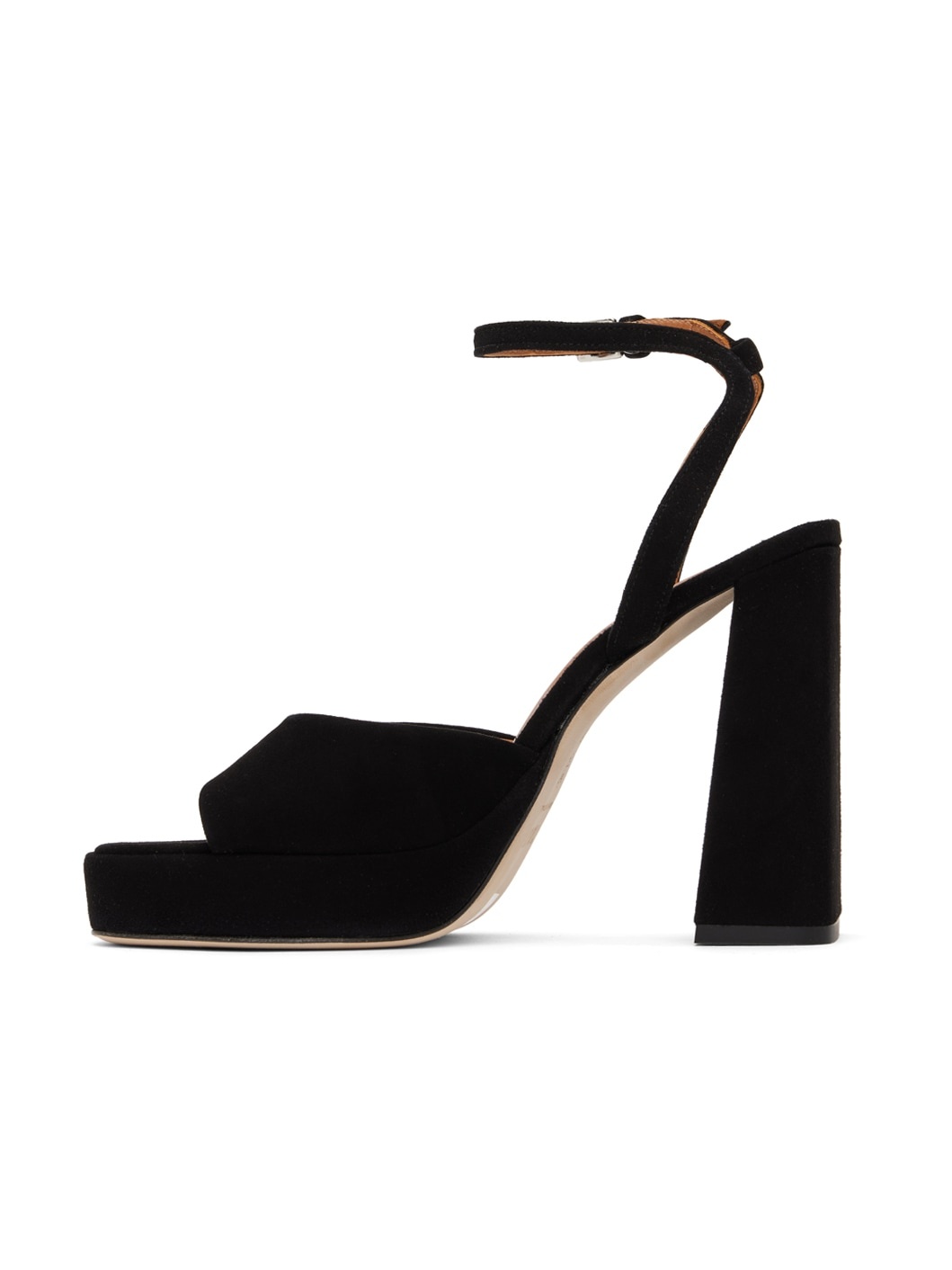 Black Solange Heeled Sandals - 3
