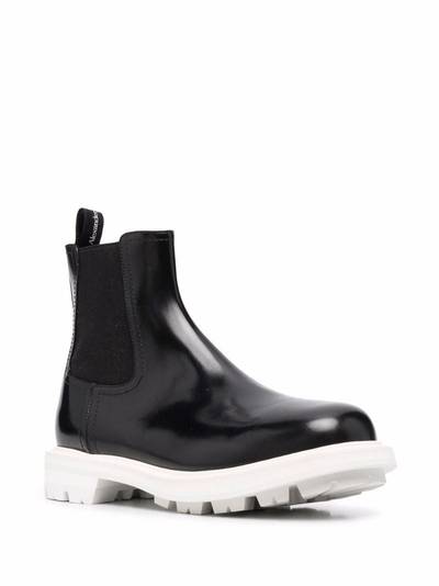 Alexander McQueen contrast-sole ankle boots outlook