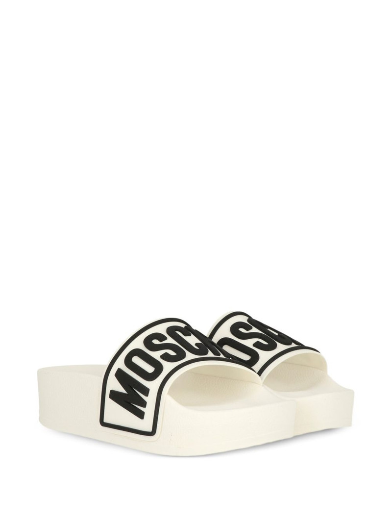 Moschino logo flip flops outlook