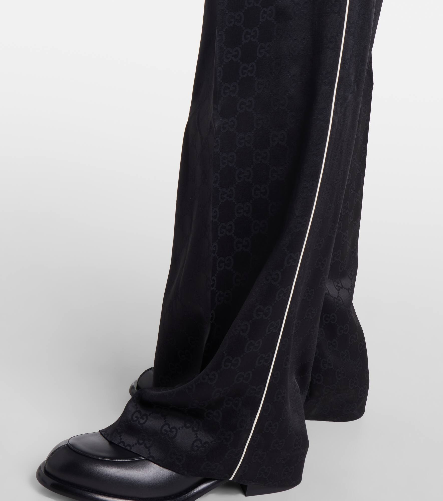 Hammered GG satin jumpsuit - 6