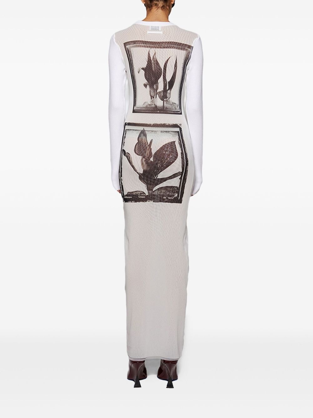 Flowers Cadres maxi dress - 5