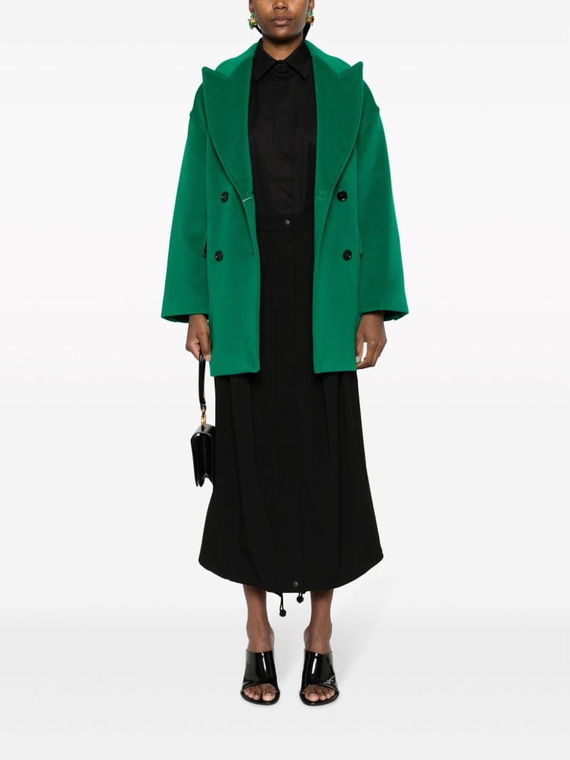 Max Mara long-sleeve stretch-cotton shirt outlook