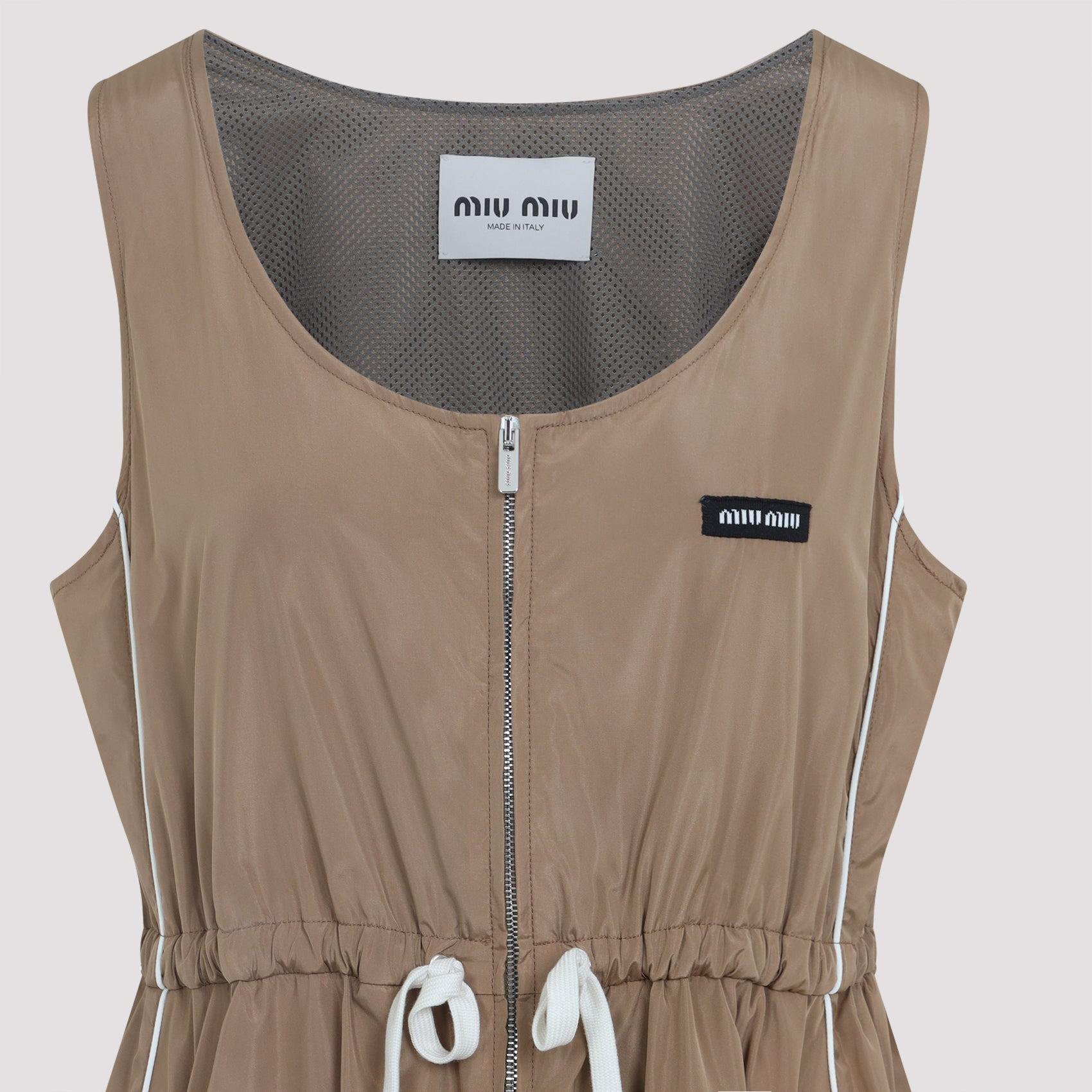 Miu Miu Mini Silk Dress Women - 4