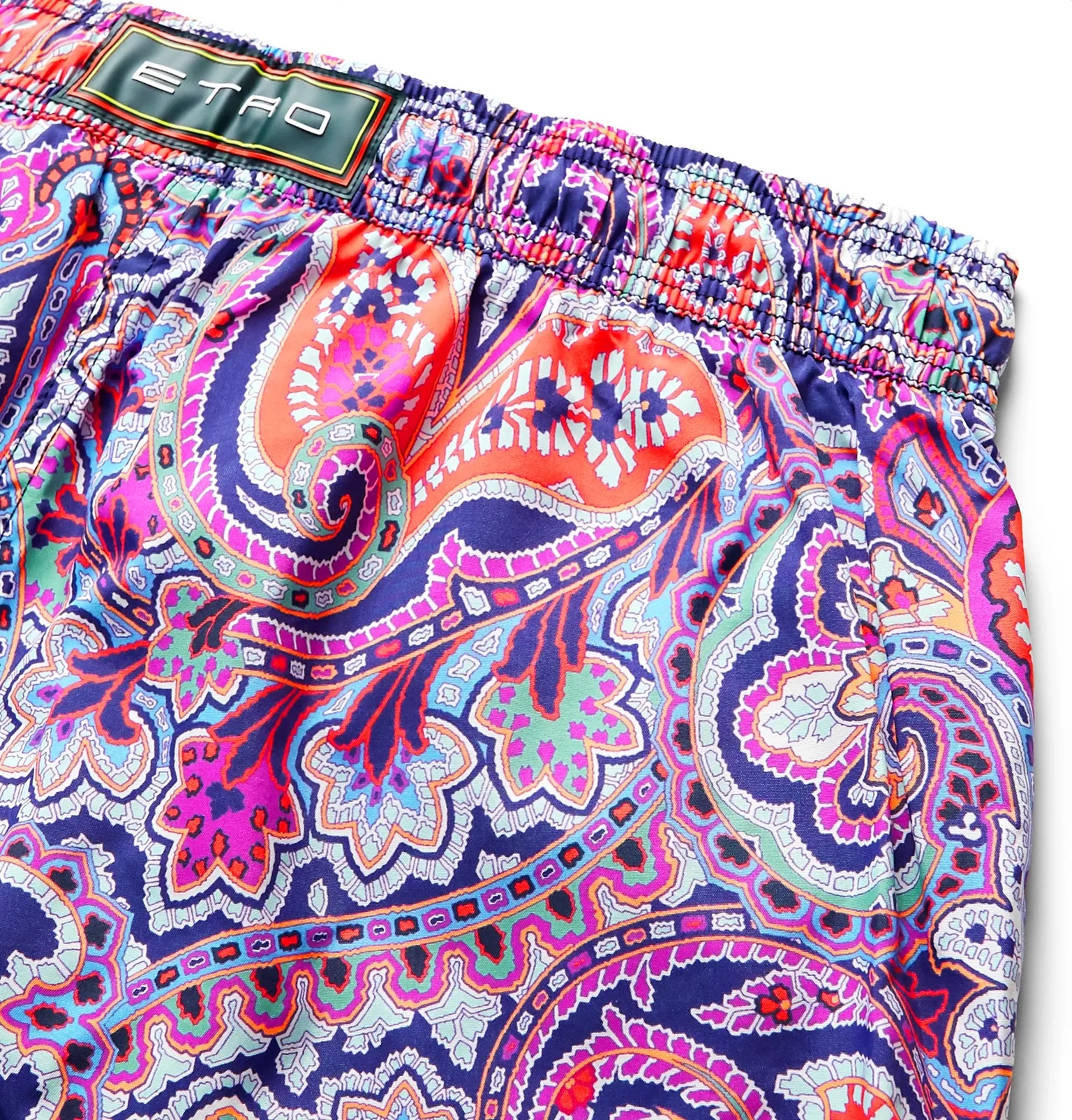 Paisley-Print Mid-Length Swim Shorts - 2