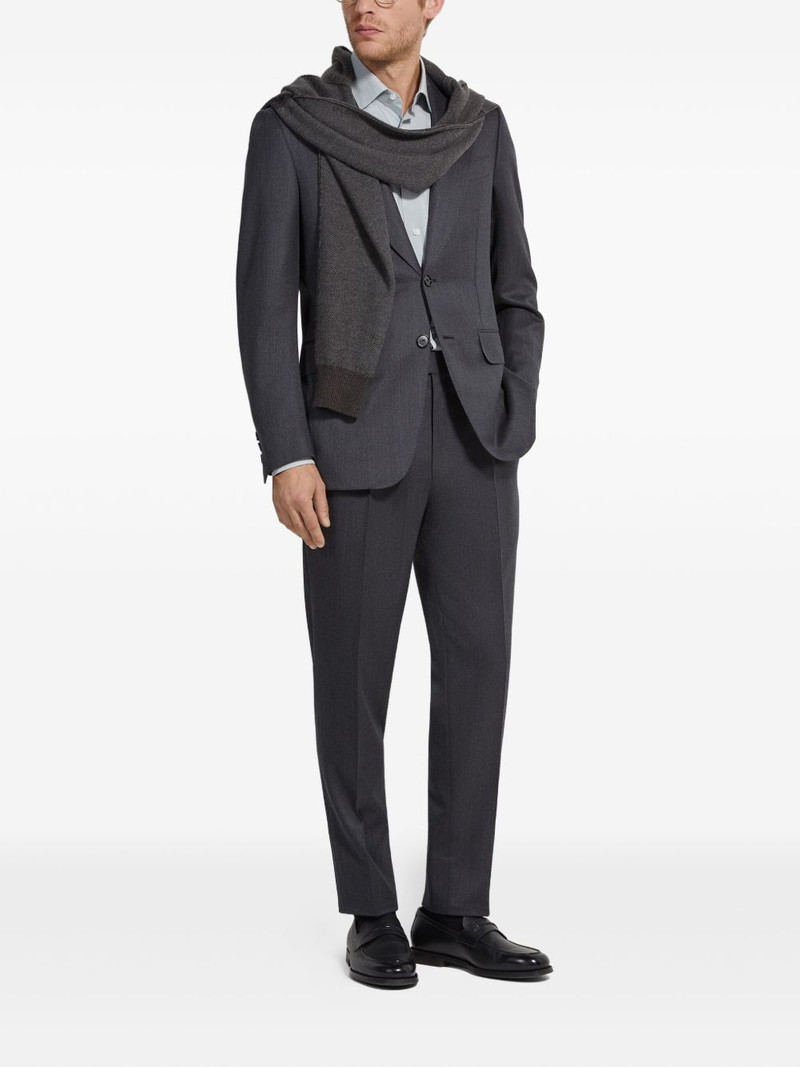 ZEGNA single-breasted wool suit outlook