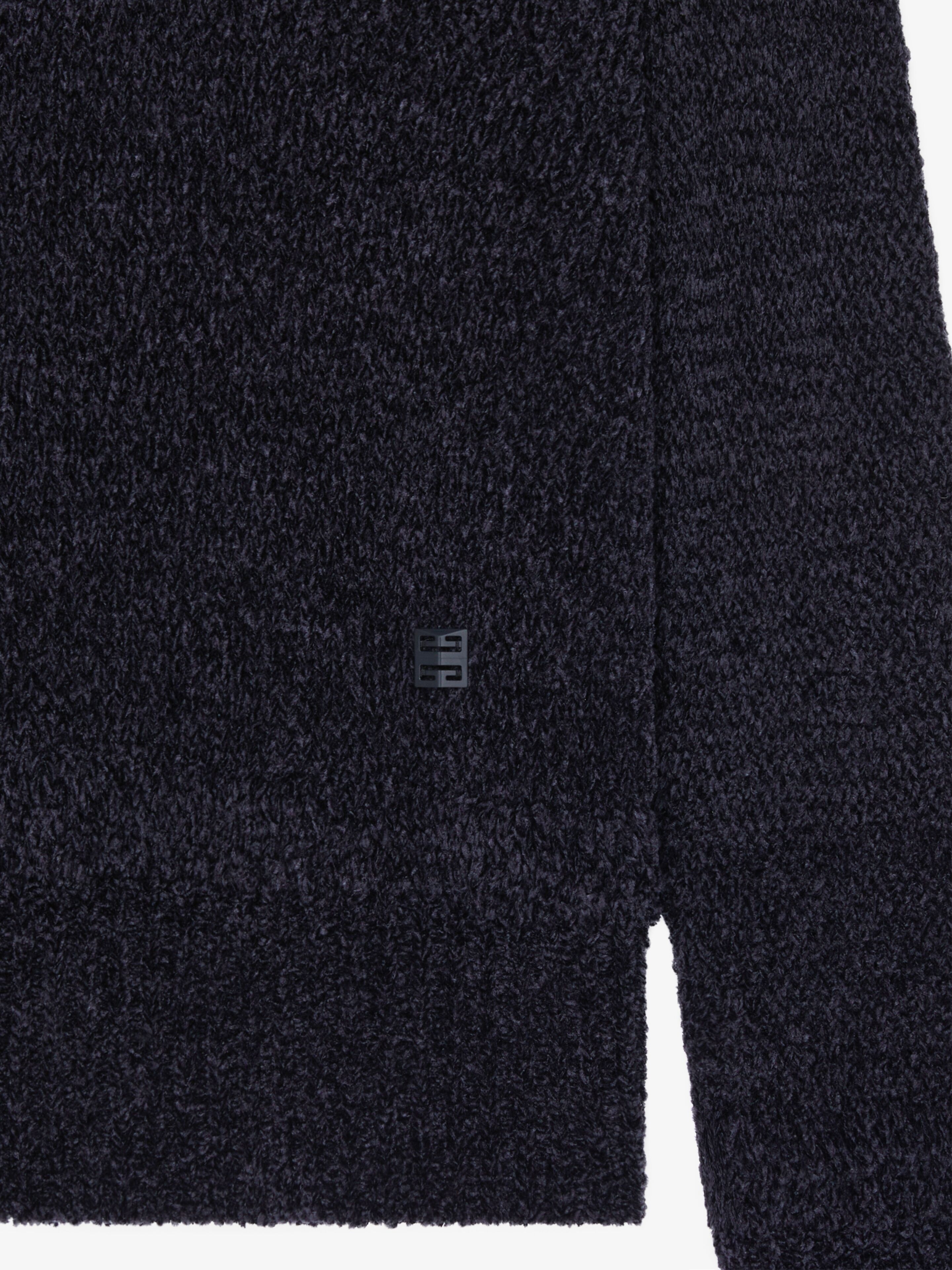TURTLENECK SWEATER IN CHENILLE WITH 4G DETAIL - 5