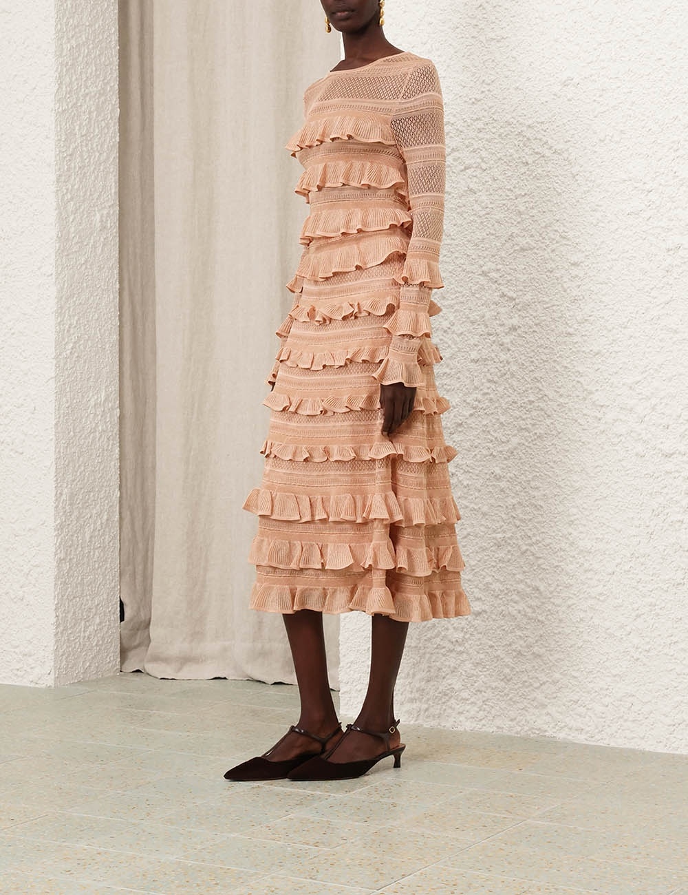 ILLUSTRATION FRILLED SKIRT - 3