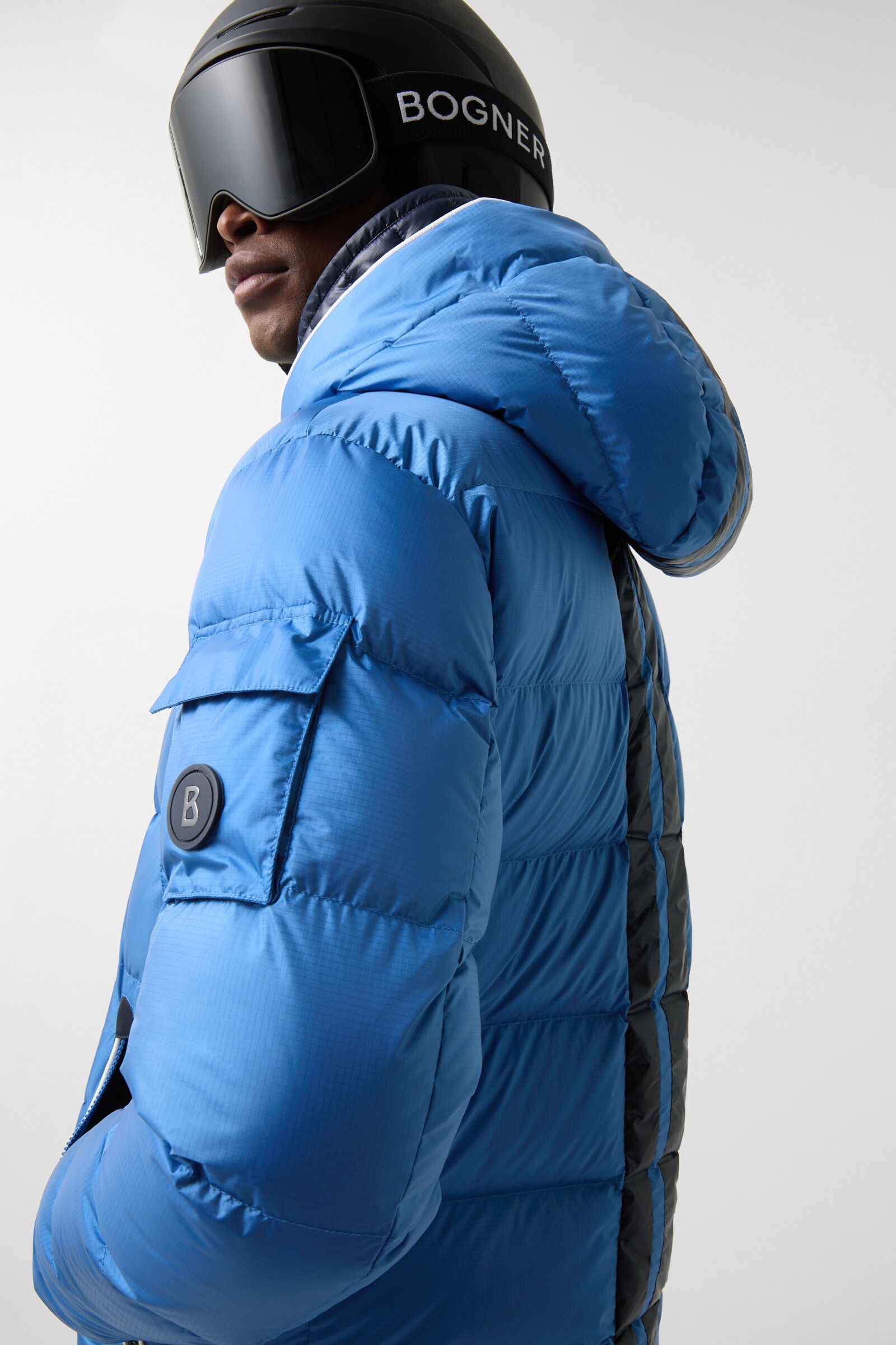 Zayn Down ski jacket in Blue - 5