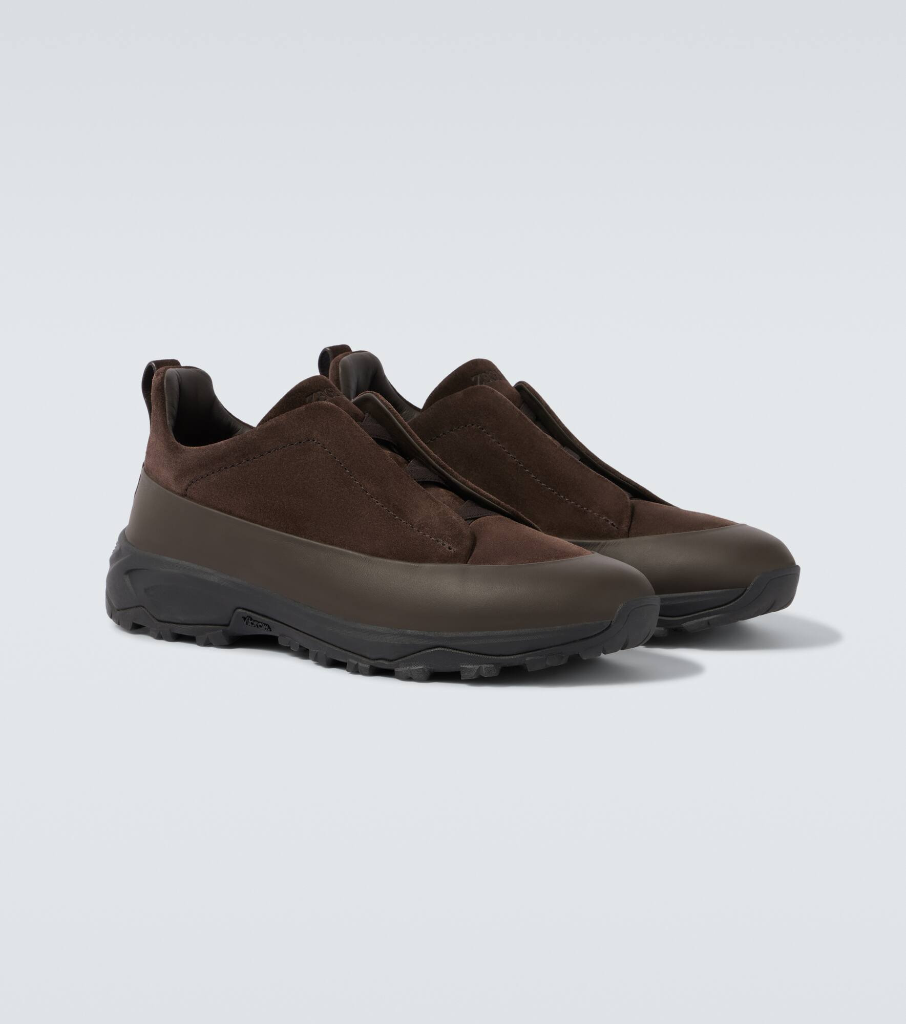 Triple Stitch Monte suede sneakers - 5