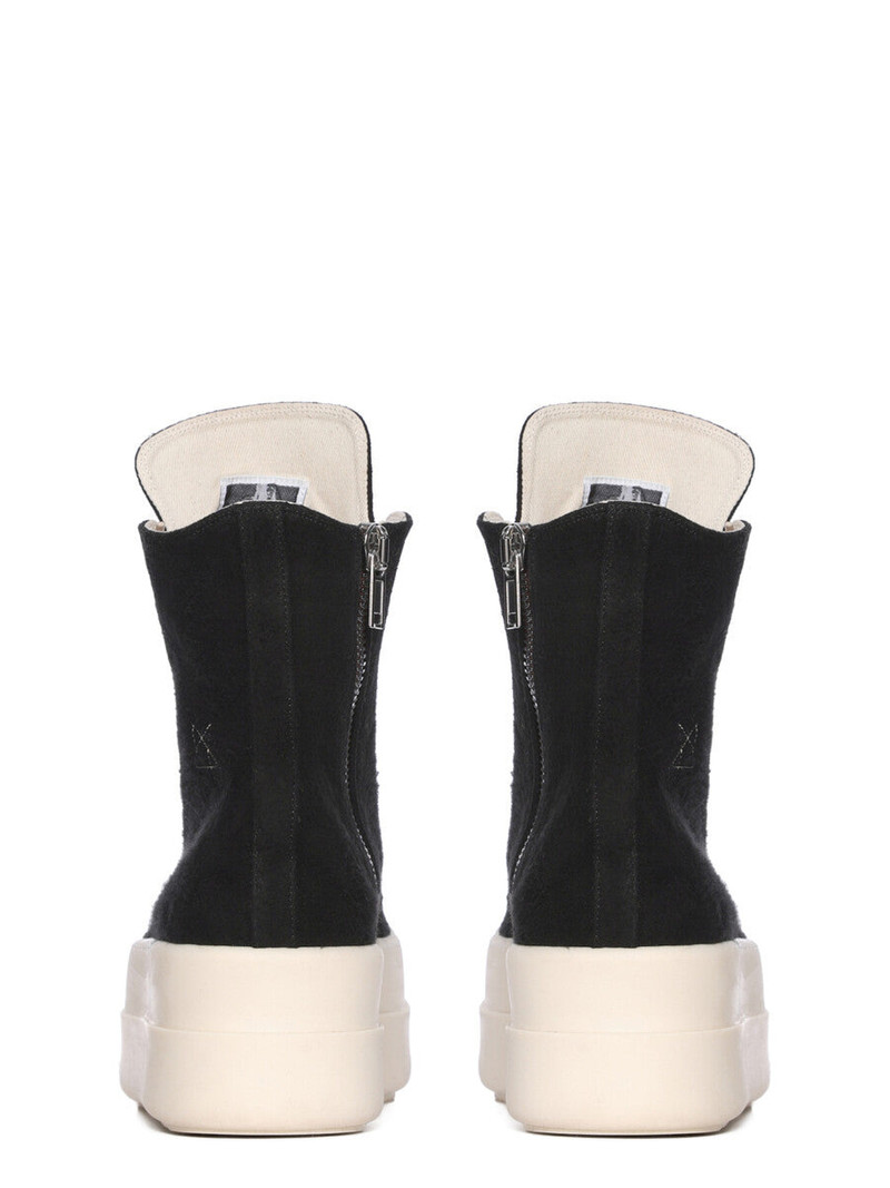 Double Bumper platform lace-up trainers 4