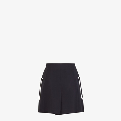 FENDI Black cady skirt outlook