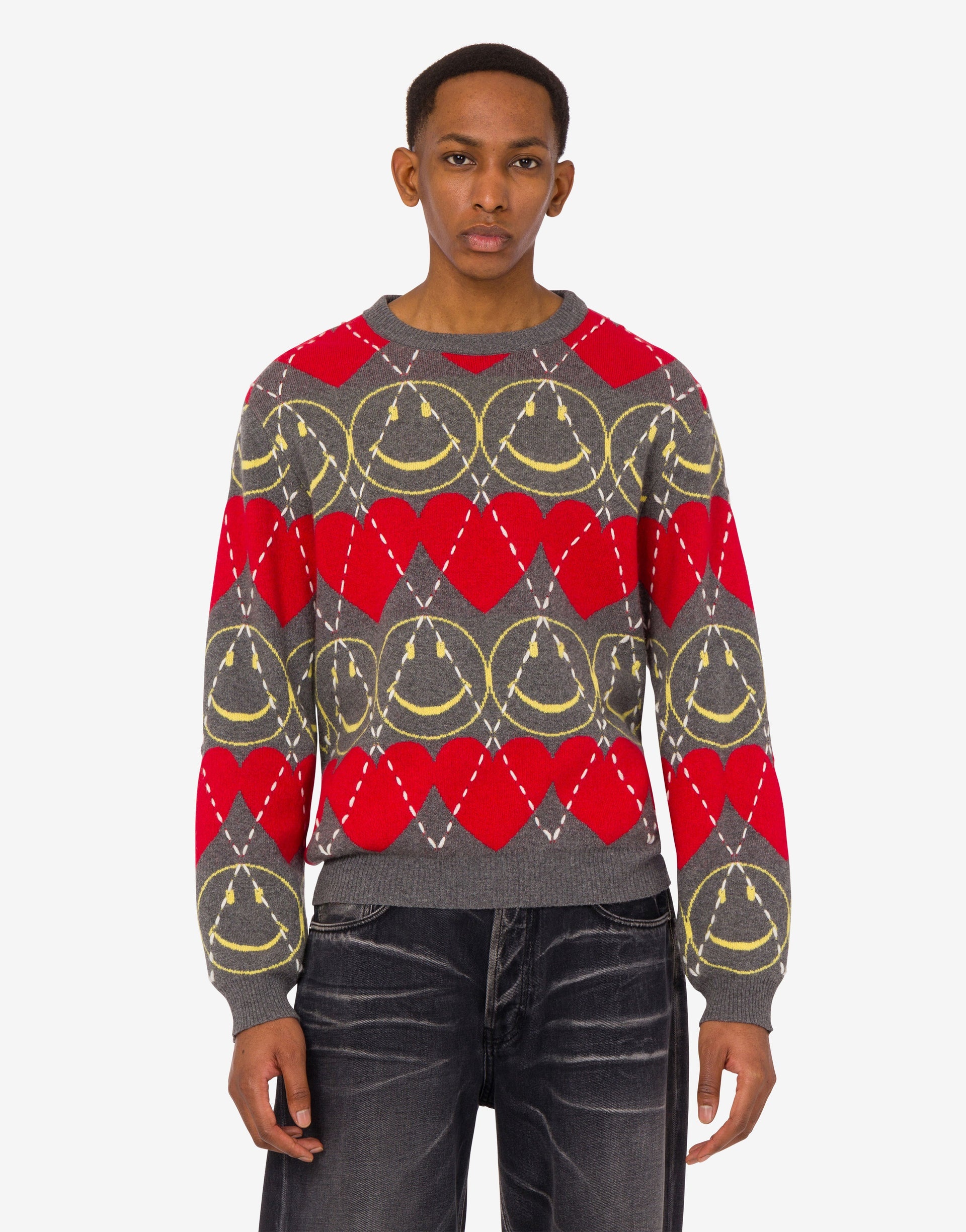 WOOL BLEND PULLOVER SMILEY® - 2