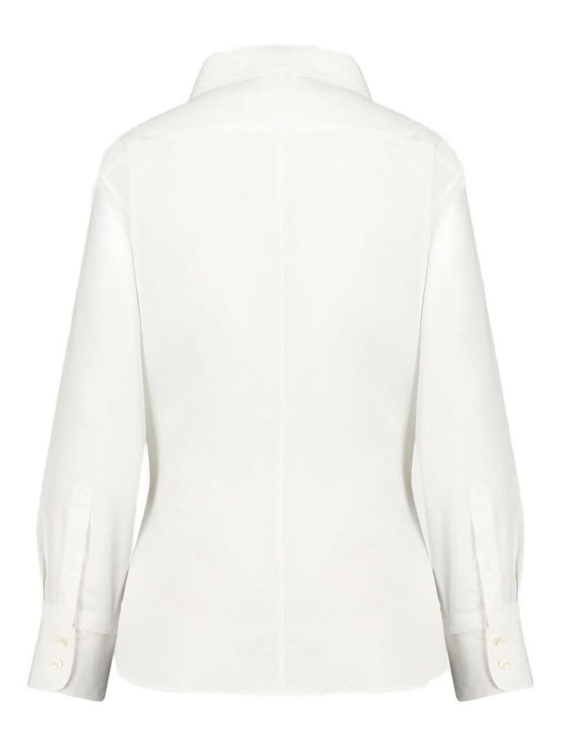 Stella McCartney long-sleeve button-up cotton poplin shirt outlook
