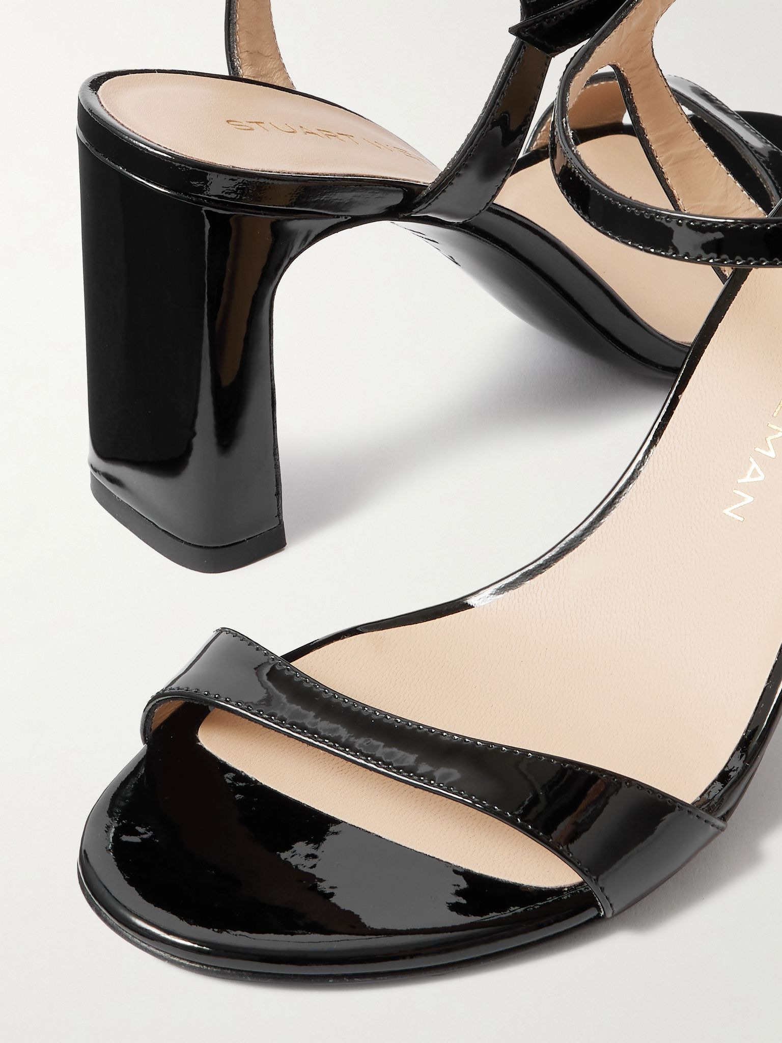 Babette patent-leather sandals Black - 4
