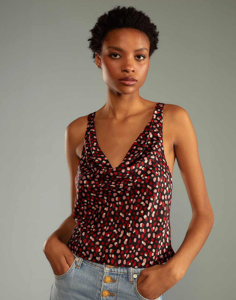 CYNTHIA ROWLEY Lya Silk Blouse outlook
