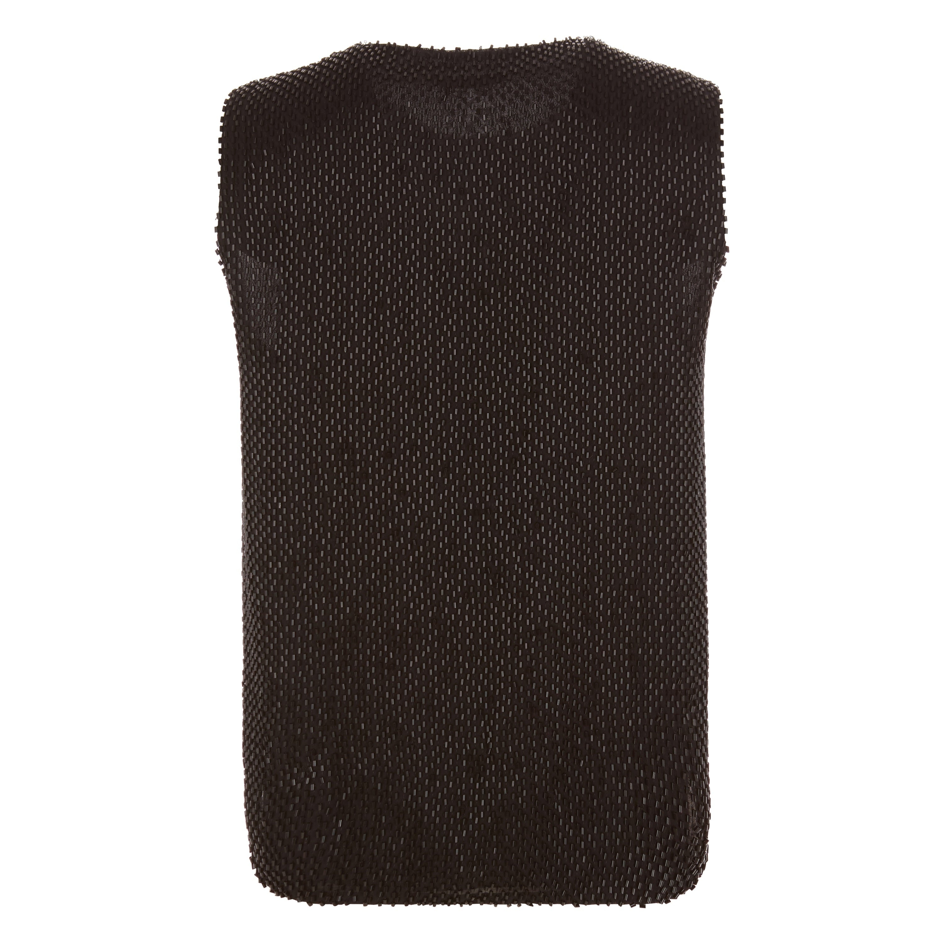 Bugle Bead Muscle Tank Black - 2