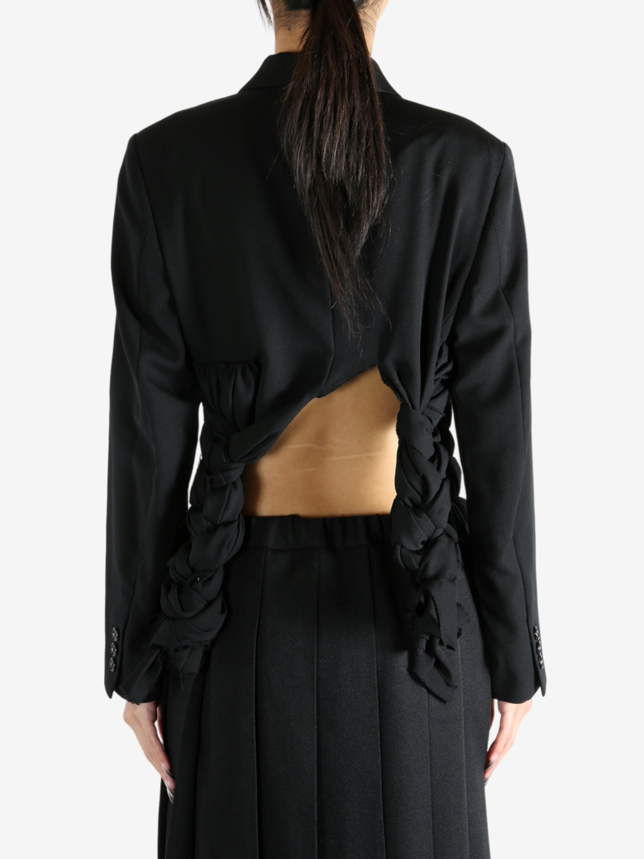 COMME DES GARCONS - Women Single Breasted Lapel Jacket - 3