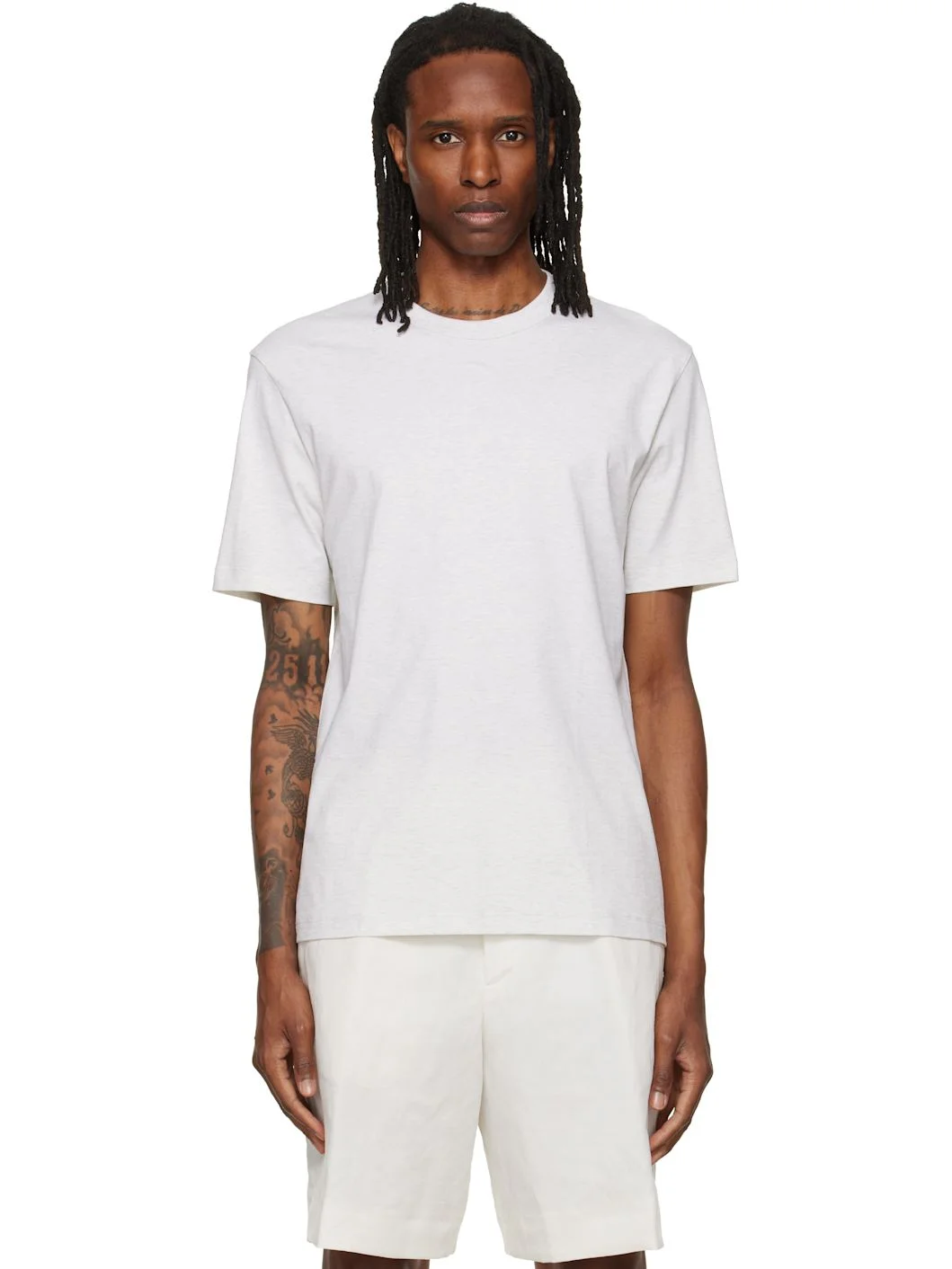 Three-Pack Multicolor Crew-Neck Cotton T-shirts - 1