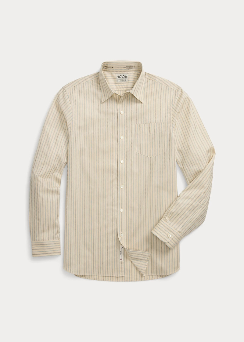 Slim Fit Striped Dobby Shirt 6