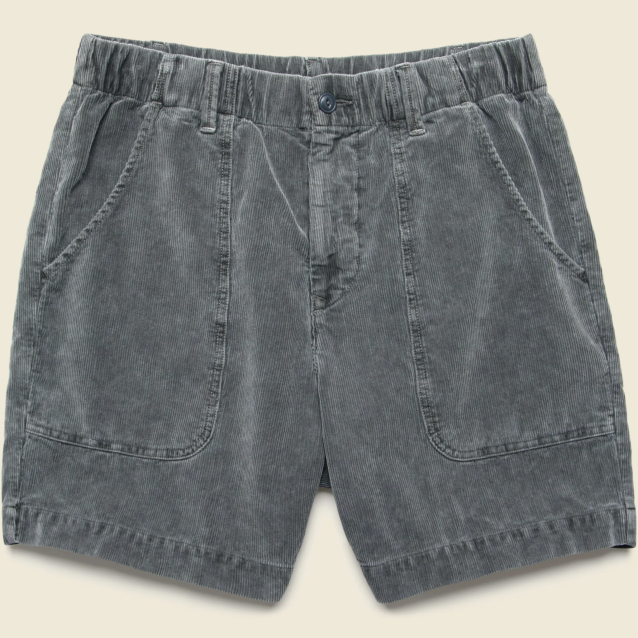 6" Corduroy Sport Short - Faded Black - 1