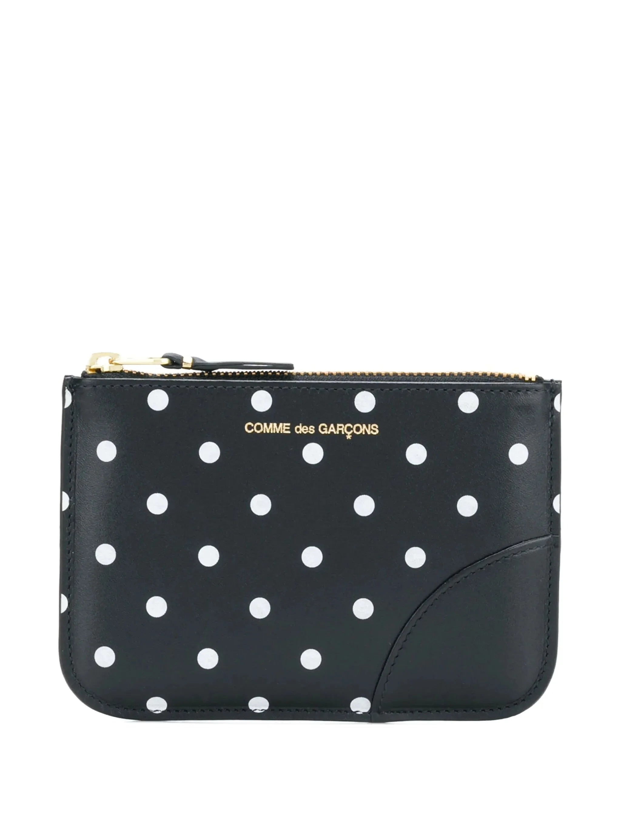 Polka Dots Leather Wallet - 1