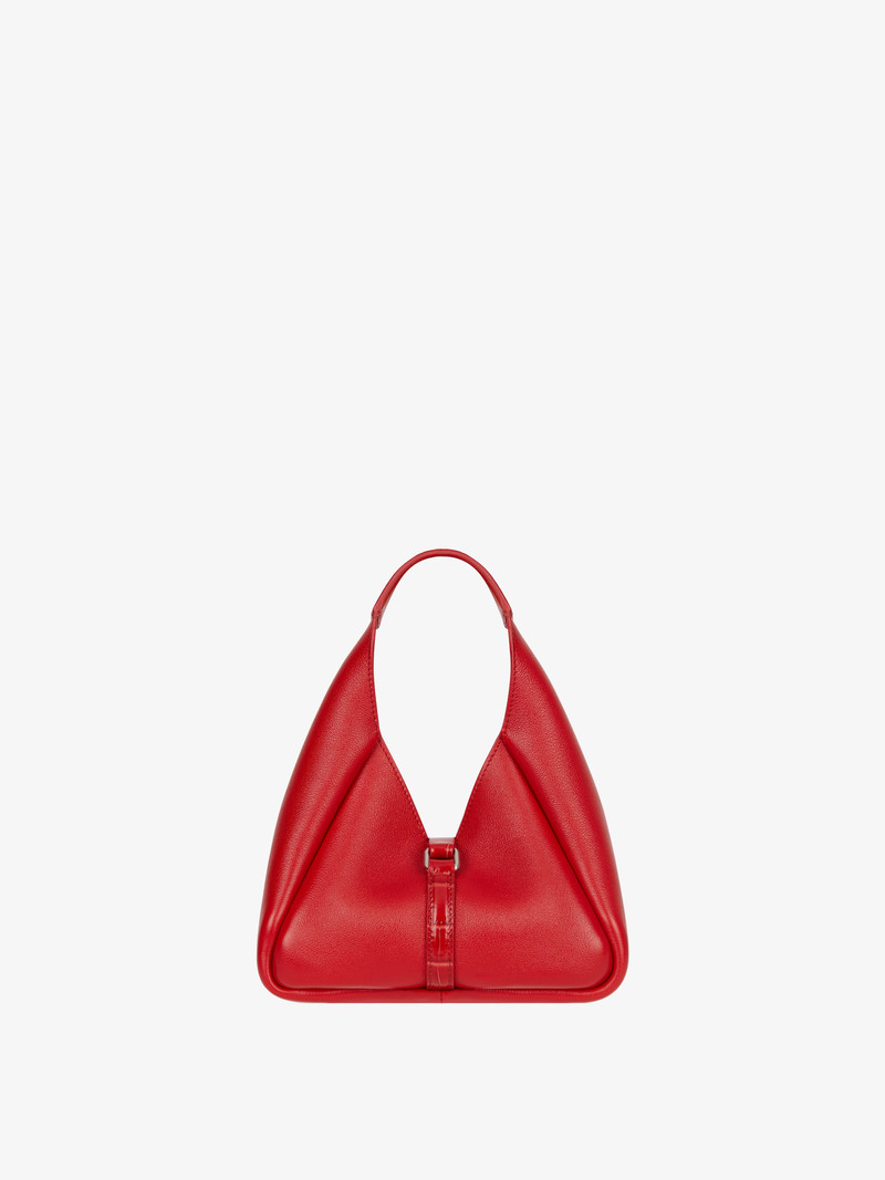 MINI G-HOBO BAG IN GRAINED LEATHER 4