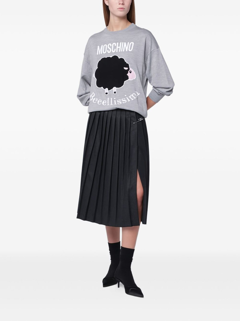 Moschino Fantasia round-neck sweater outlook