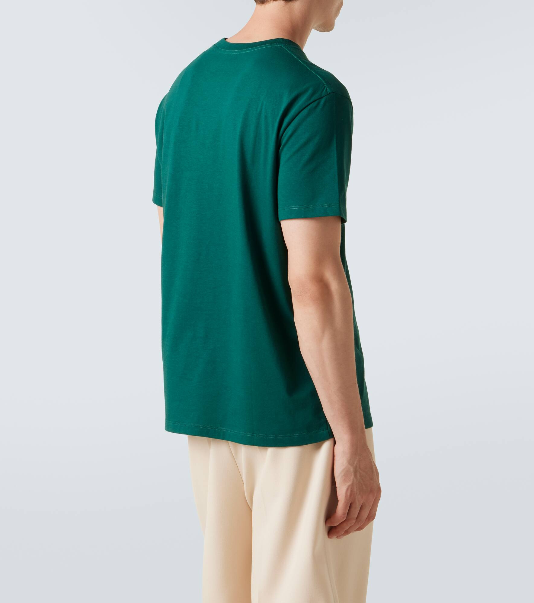 VLogo cotton jersey T-shirt - 4