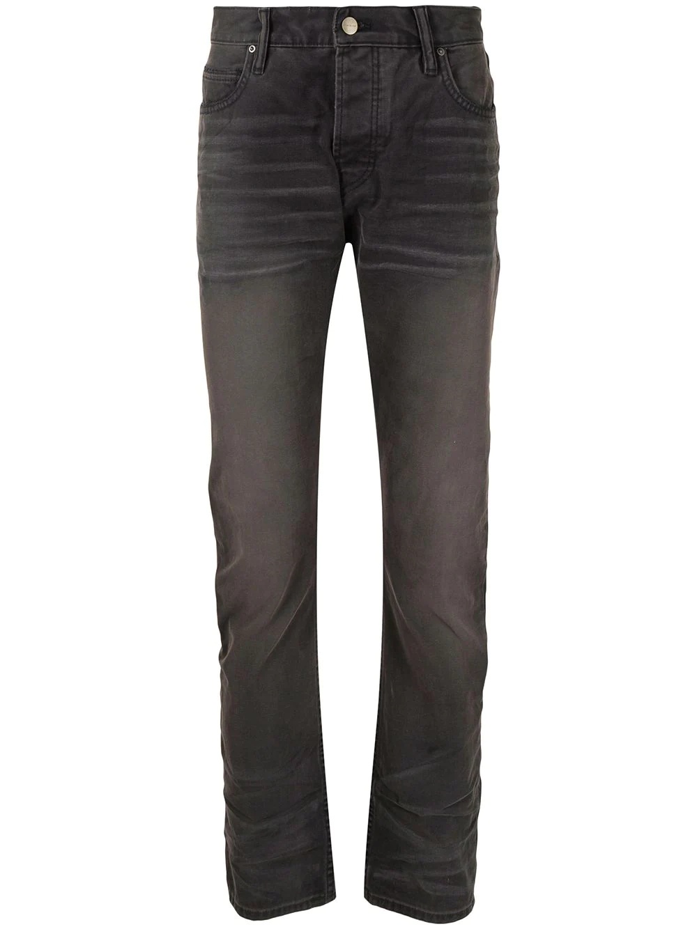 mid-rise slim-fit jeans - 1