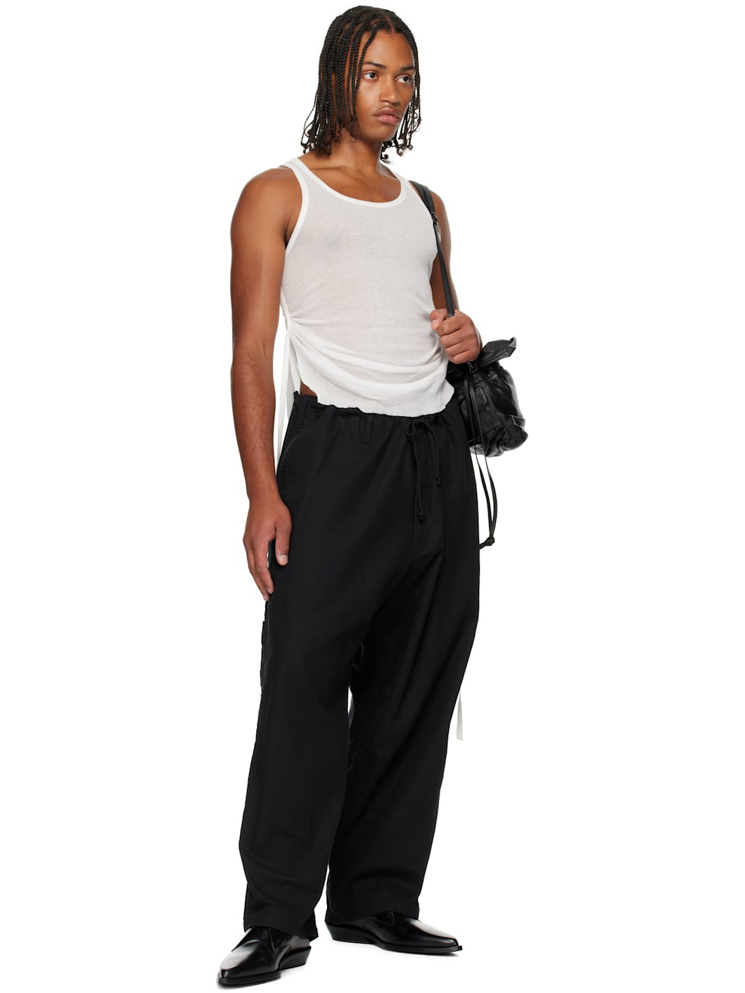 Black Painter Trousers - 4