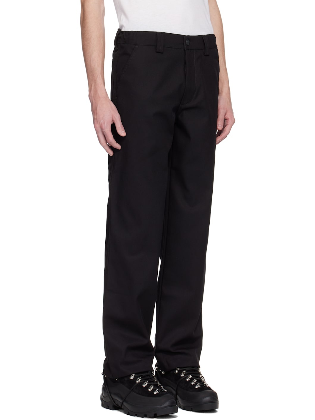 Black 10000 Replicated Trousers - 2