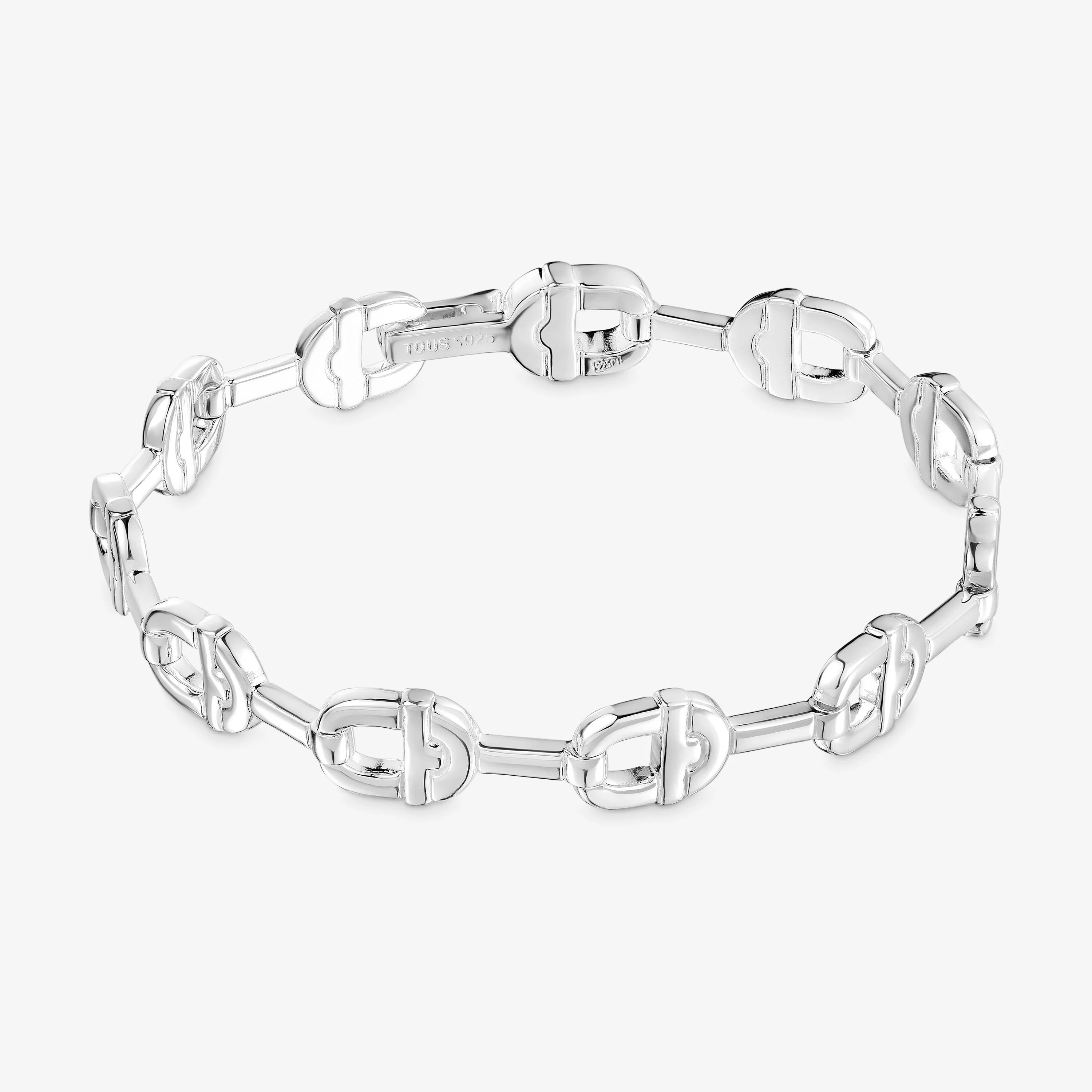 Silver logo chain Bracelet TOUS MANIFESTO - 1