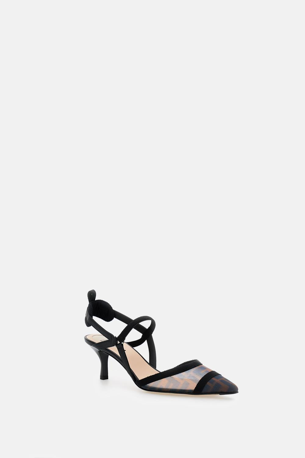 SLINGBACK KITTEN MESH - 5