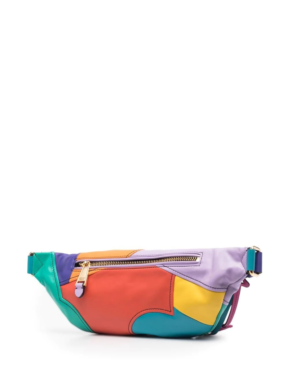 colour-block belt bag - 4