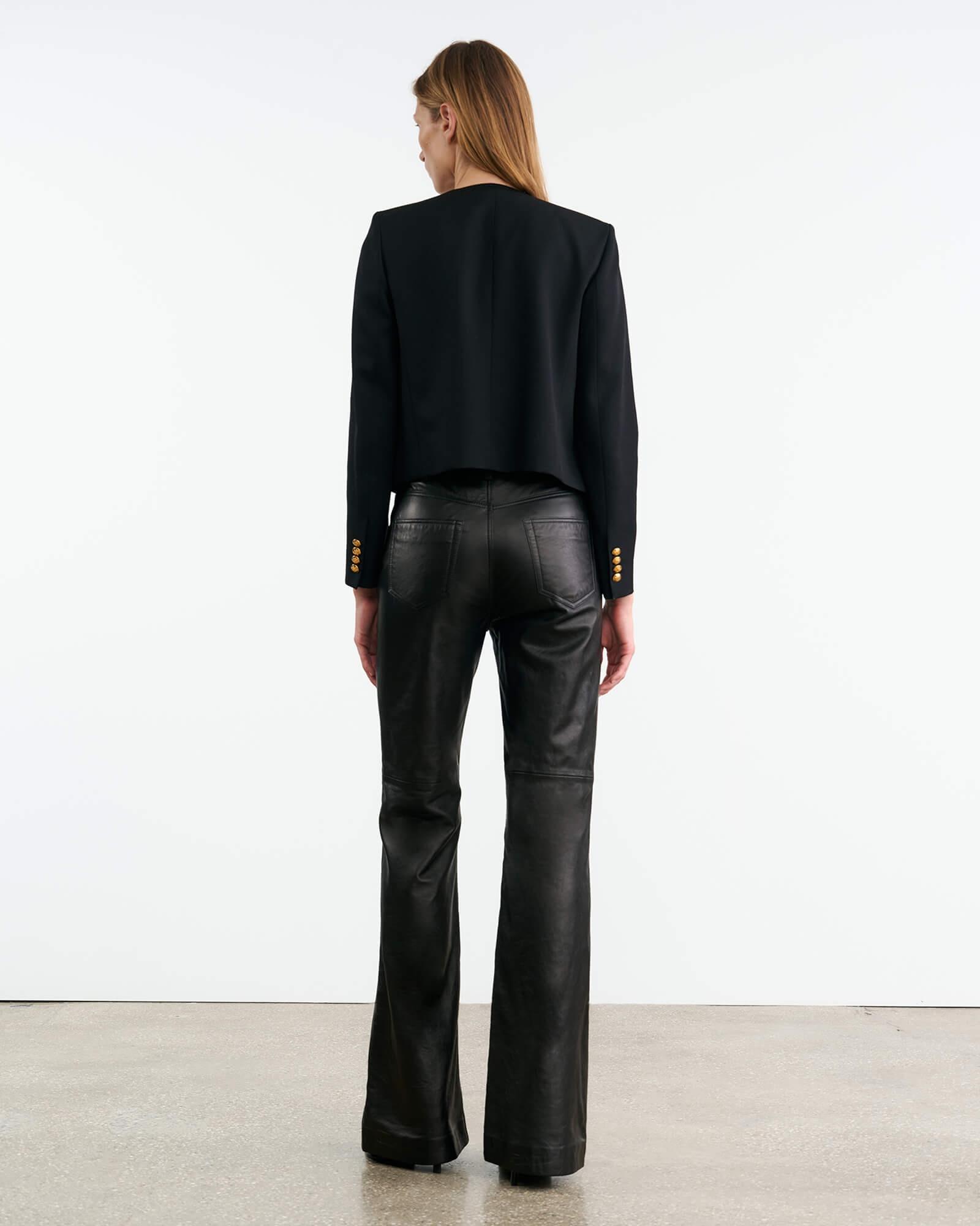 ROE LEATHER PANT - 6