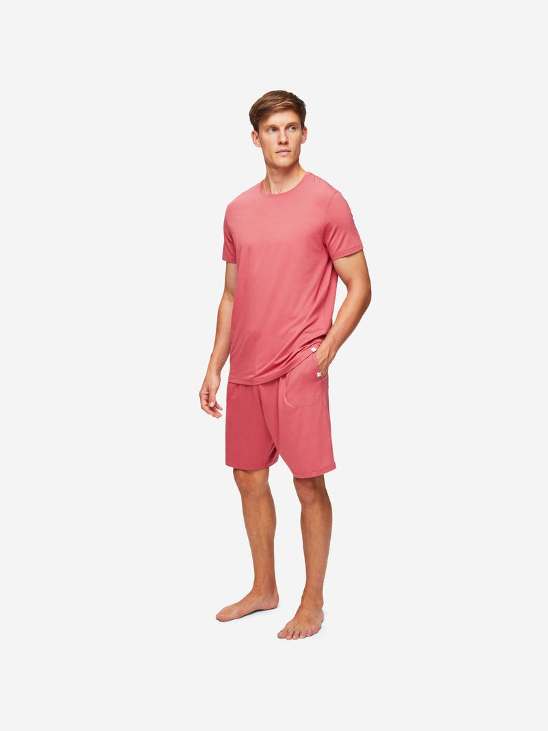 Derek Rose Men's Lounge Shorts Basel Micro Modal Stretch Soft  Cedar outlook
