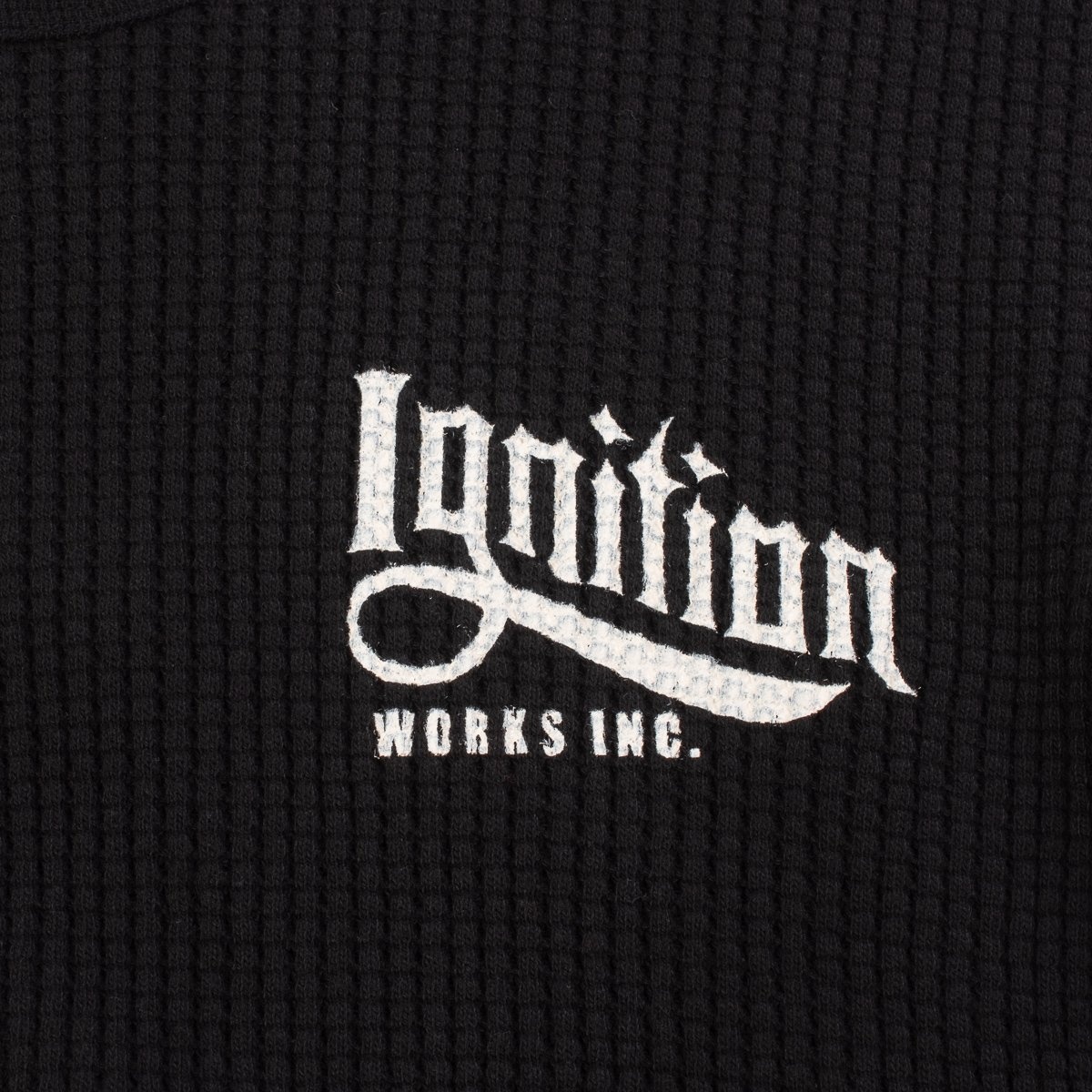 IGW-503 Ignition Works Logo Thermal Crew Neck Long Sleeved Top - Black or White - 5