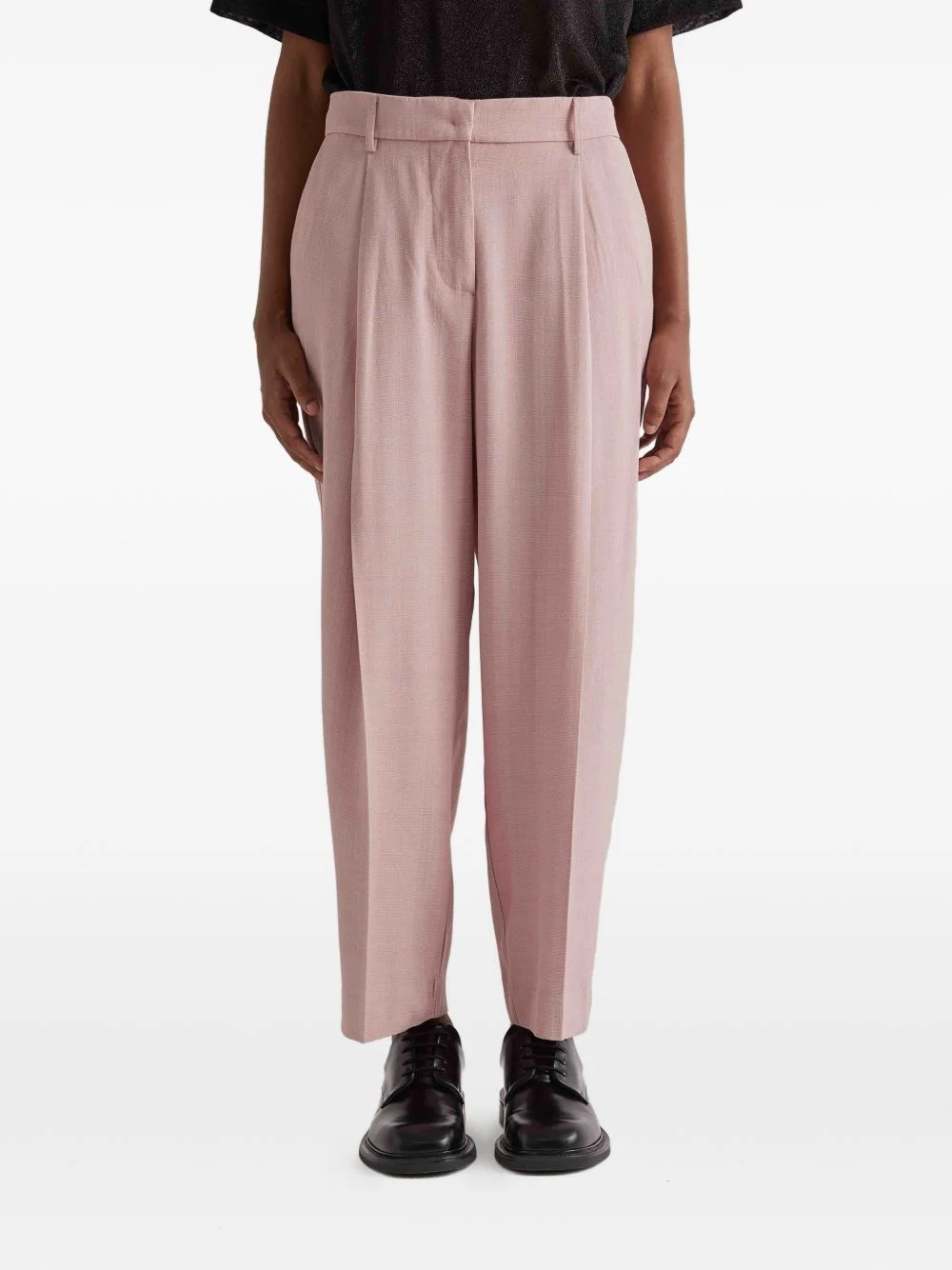 pleated trousers - 1