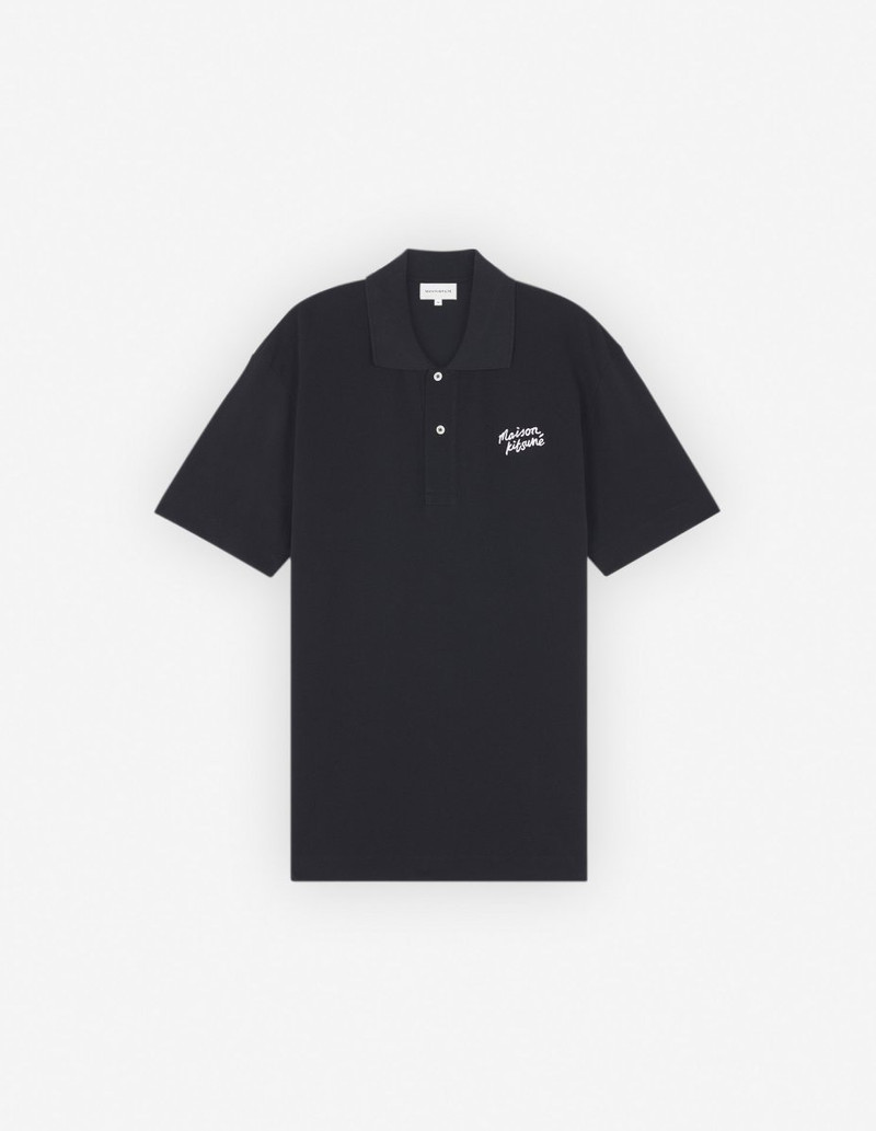 MAISON KITSUNE HANDWRITING COMFORT POLO 1